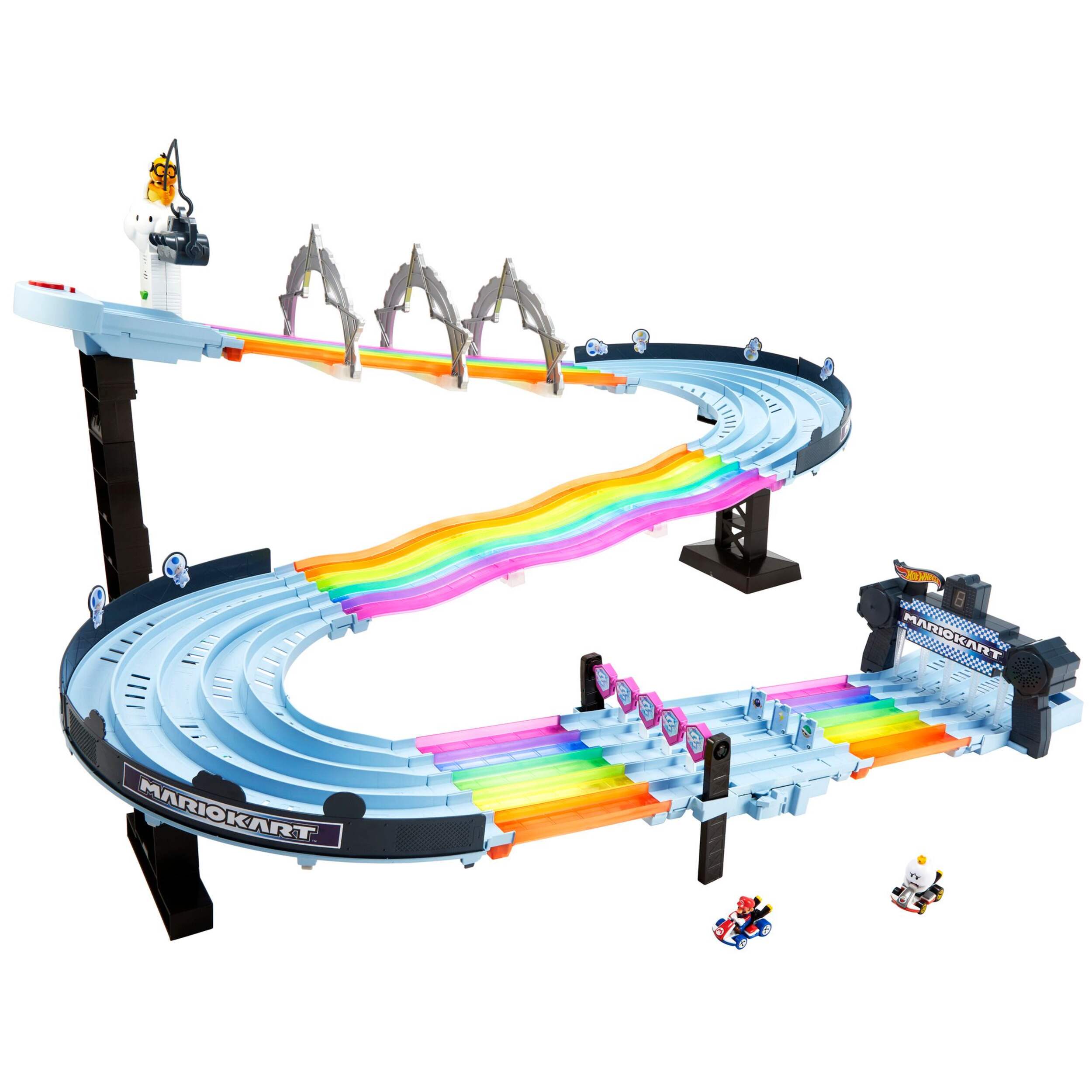 Hot Wheels® Mario Kart Rainbow Track, Age 4+ Front_Angled_Right