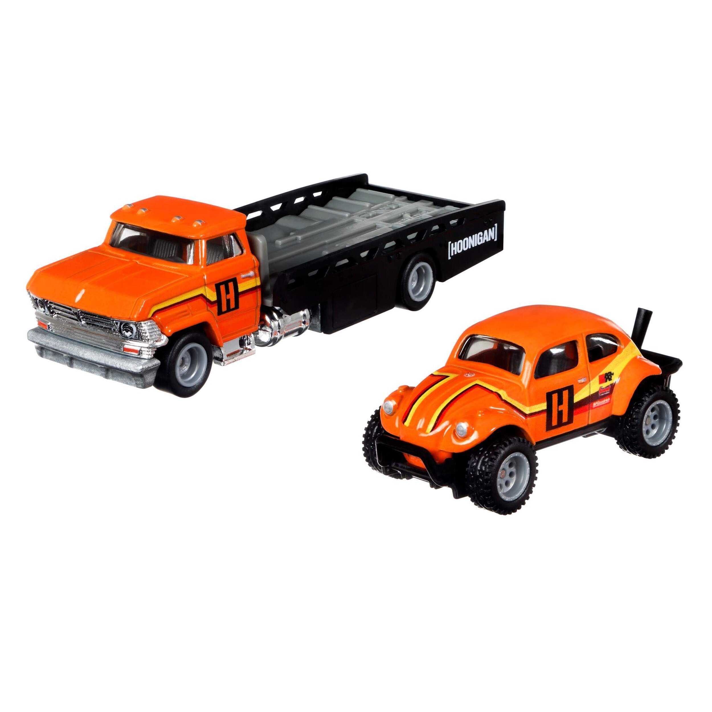 Hot Wheels® Team Transport Truck & Race Car, Assorted, Age 3+ Front_Three_Fourths_Angled_Left