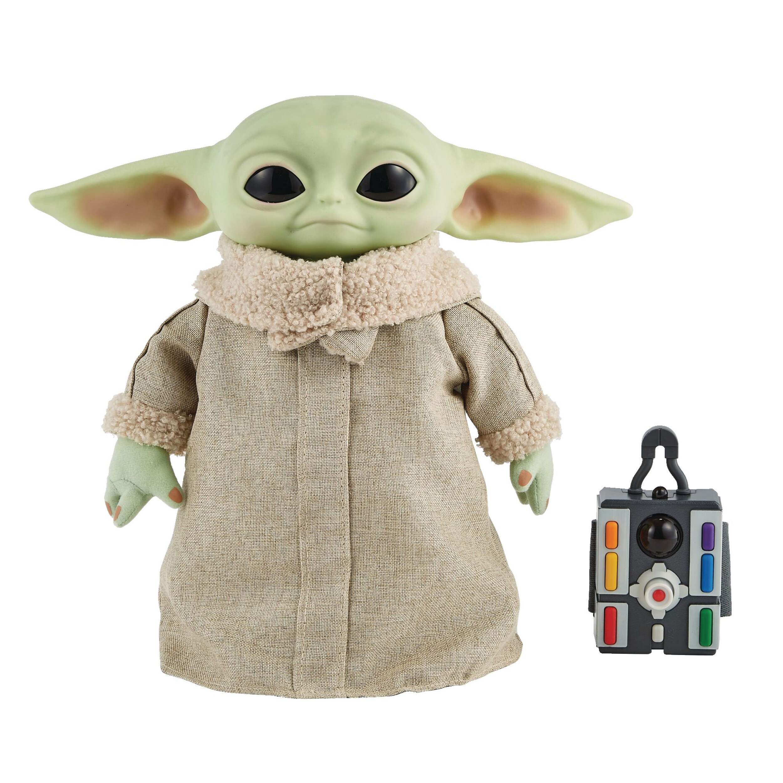 Star Wars: The Mandalorian Grogu, The Child, 12-in Plush Motion R/C Toy, Age 3+ Front_Flat