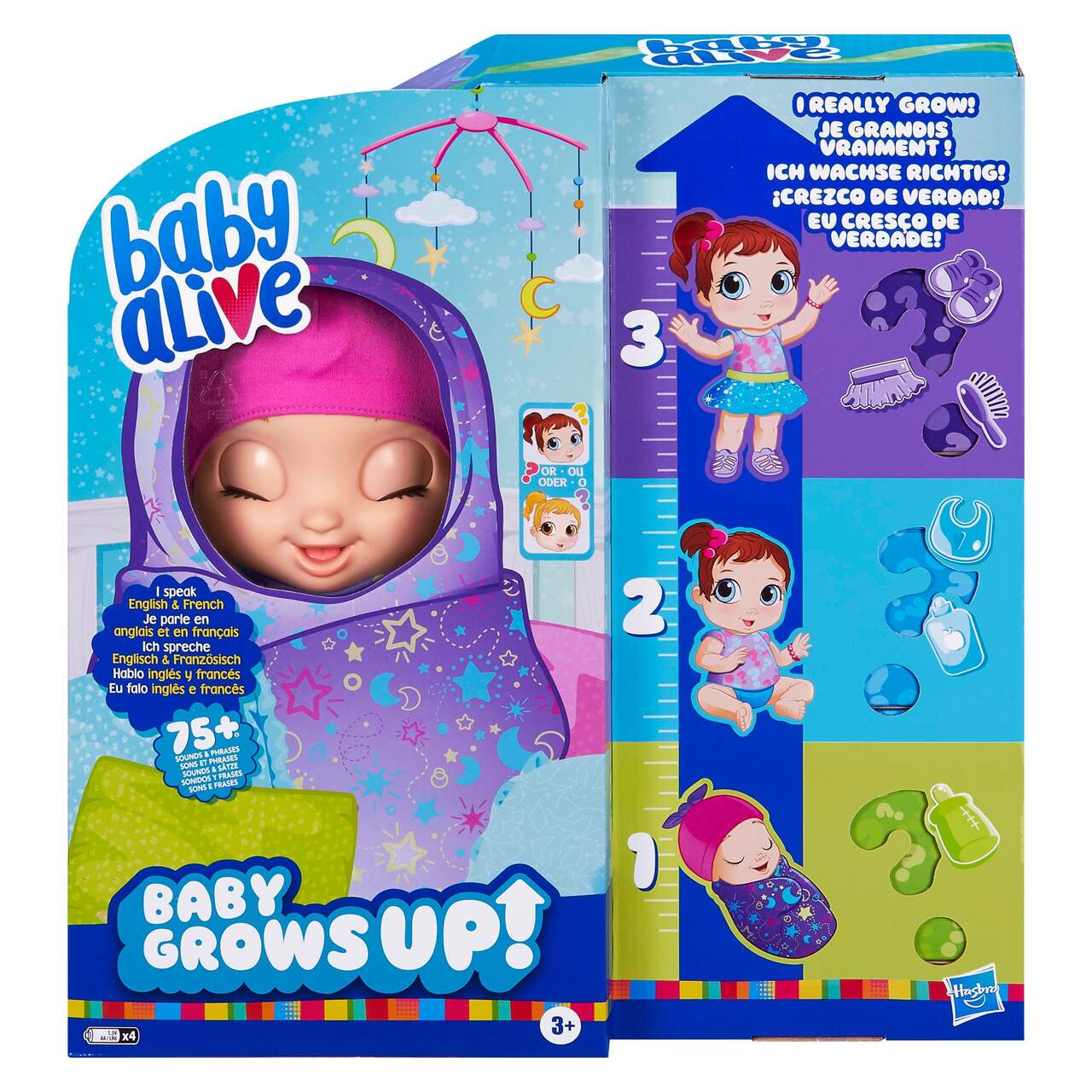 Poupée Baby Alive Grows Up (heureuse), cheveux blonds, plus de 75