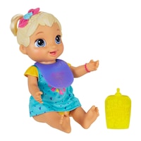 Baby Alive Grows Up (Happy), Blonde Hair, 75+ sounds, Growing & Talking Baby Doll, Age 3+ Front_Three_Fourths_Angled_Right