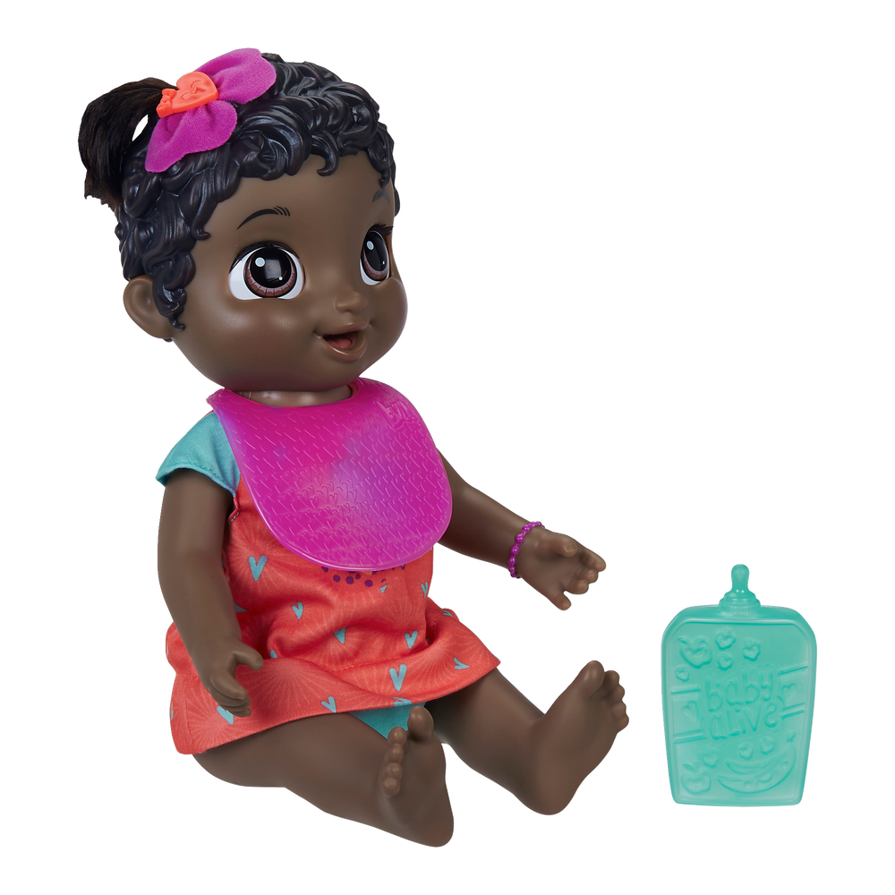 Baby Alive Grows Up (Sweet), Black Hair, 75+ sounds, Growing & Talking