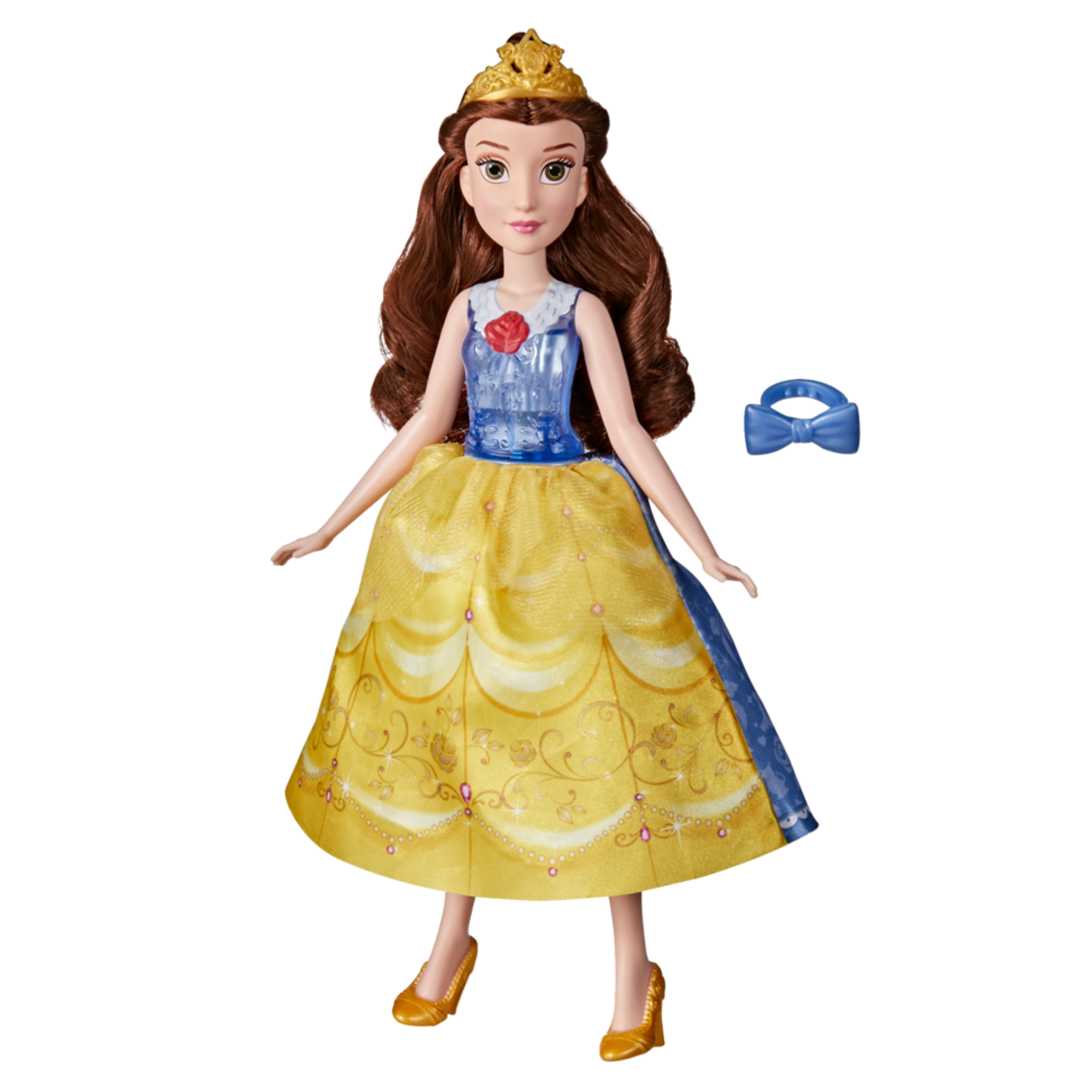 Disney Princess Spin and Switch Belle Quick Change Doll, Age 3+