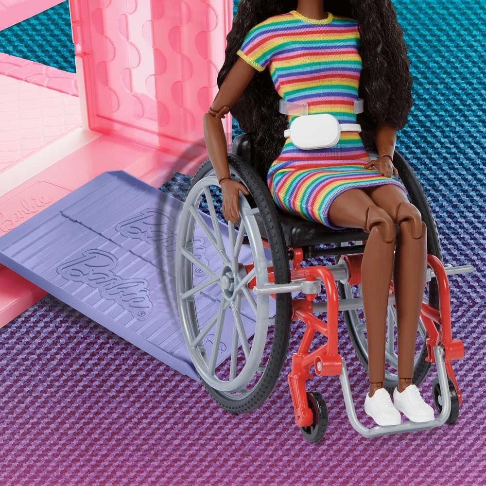 barbie wheelchair brunette