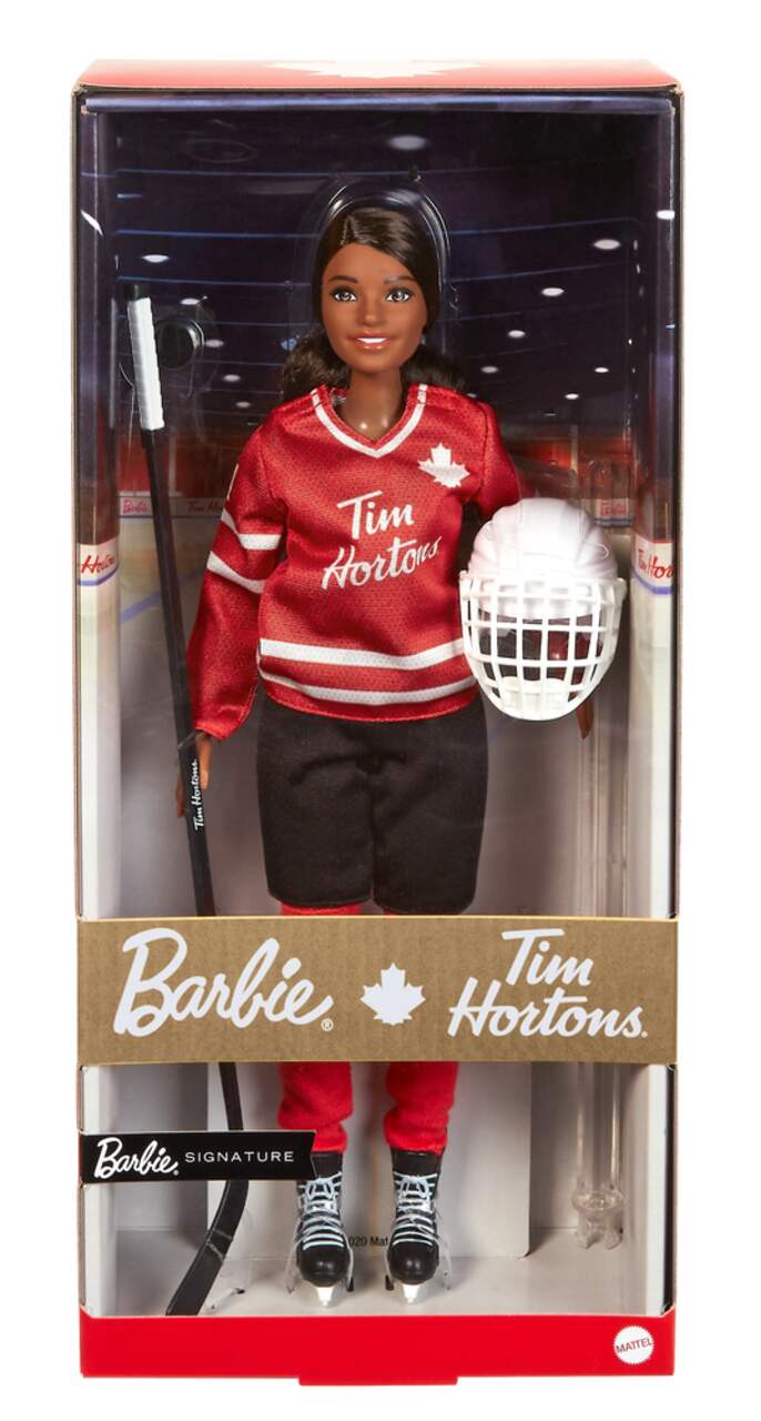 Tim Hortons Collectible Barbie Doll Brunette Age 6 Canadian