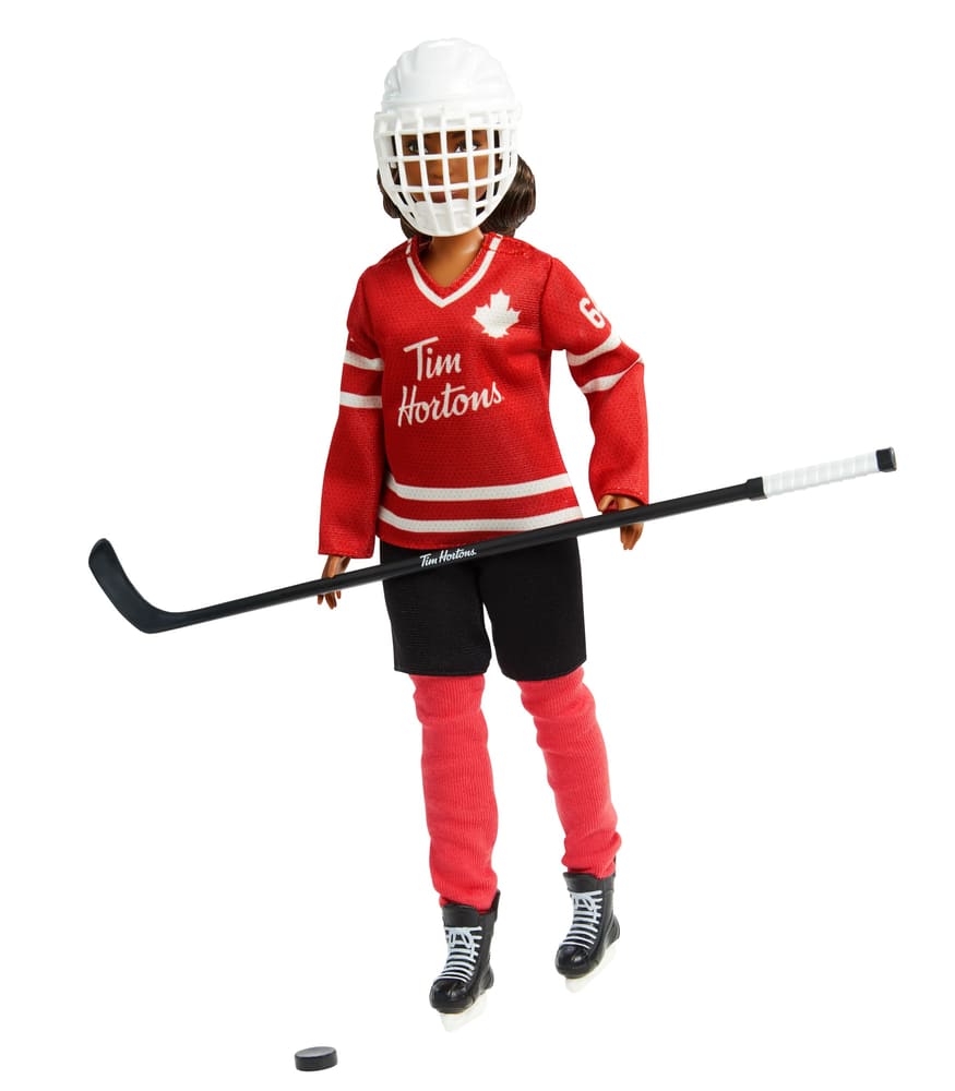 Barbie discount hockey doll