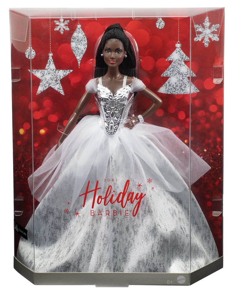 what does the 2021 holiday barbie look like