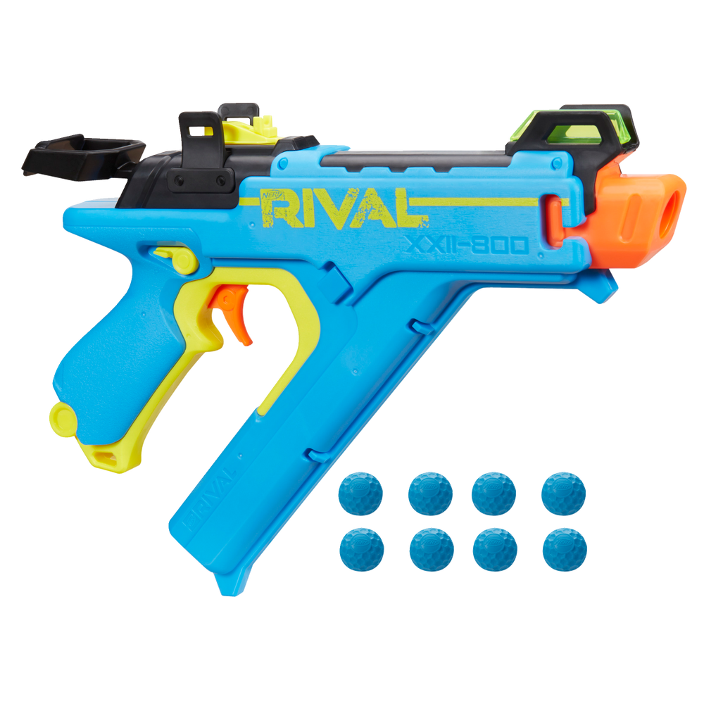 NERF Rival blaster Vision XXII800 viseur réglable, 8 billes Accu