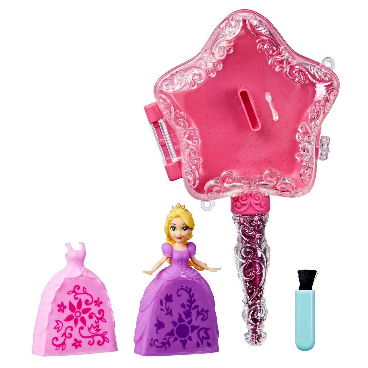 Disney Princess assorted mini glitter dolls 8cm