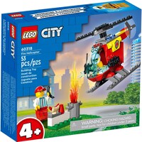 LEGO City, Hélicoptère d’incendie – 60318, paq. 53, 4 ans et plus Front_Angled_Right