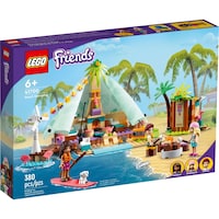 LEGO® Friends Beach Glamping - 41700,380 pcs, Age 6+ Front_Angled_Right