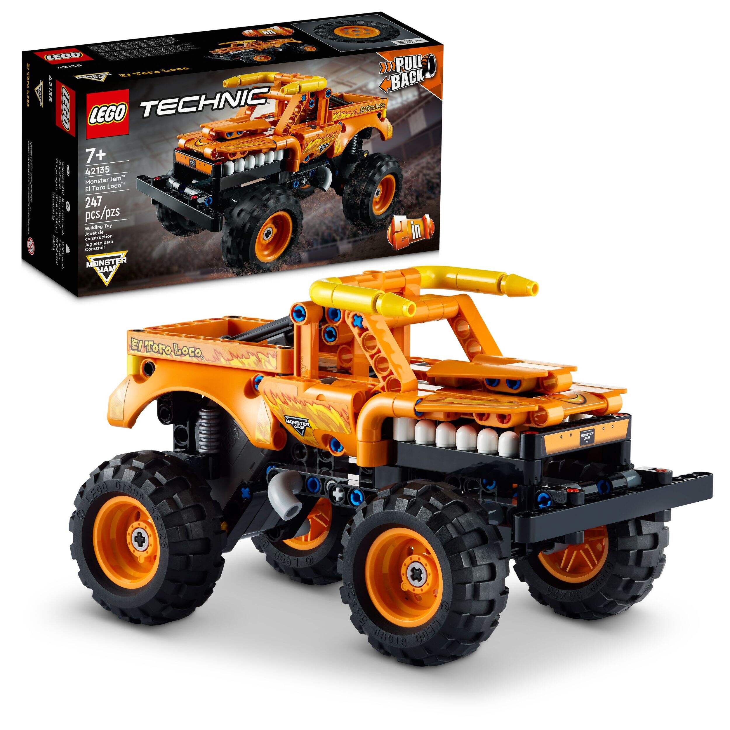 LEGO® Technic™ Monster Jam™ El Toro Loco™ - 42135, 247 pcs, Age 6+ Composite_or_Mixed