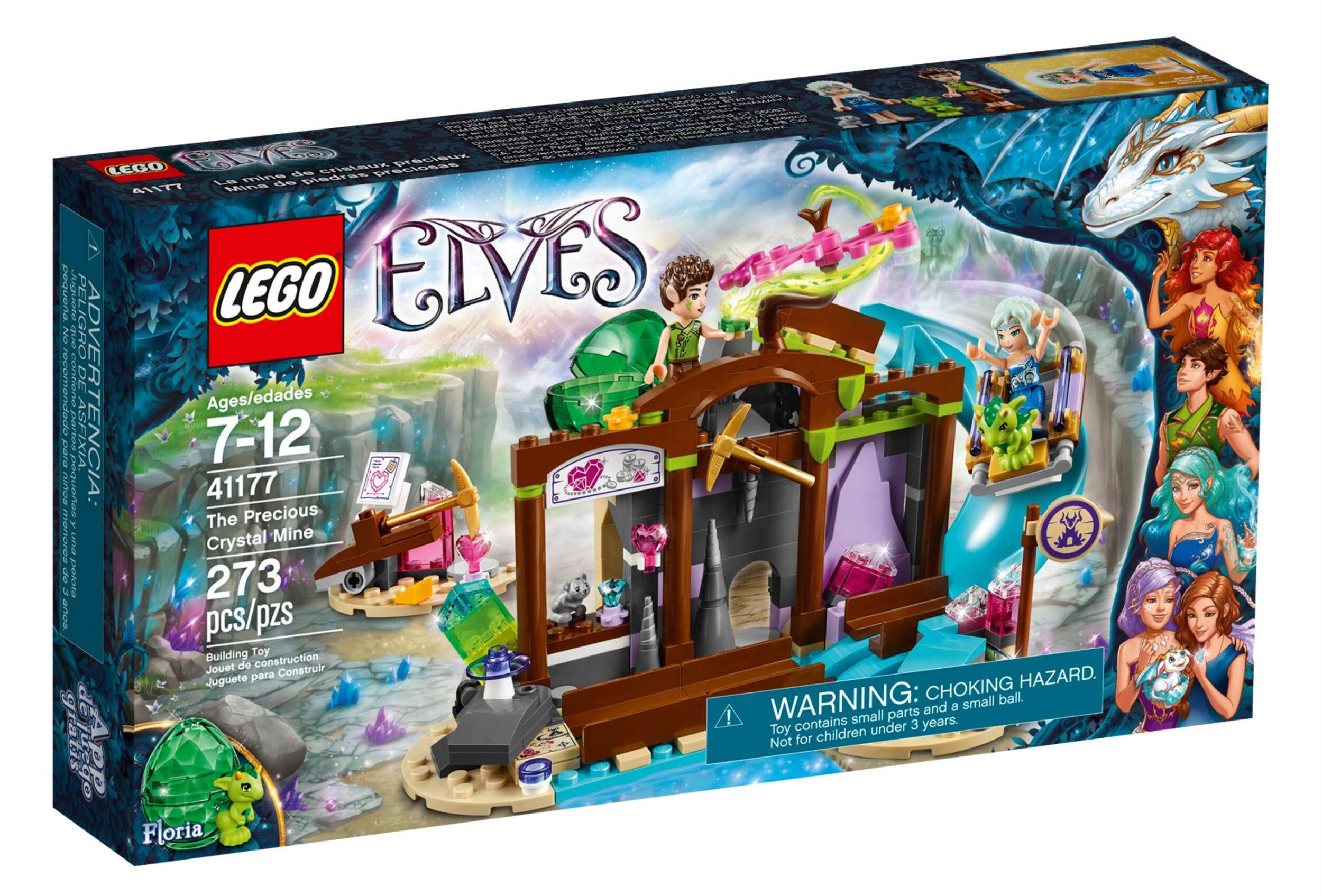 LEGO Elfes, Mine de cristaux précieux, 273 pièces Front_Angled_Right