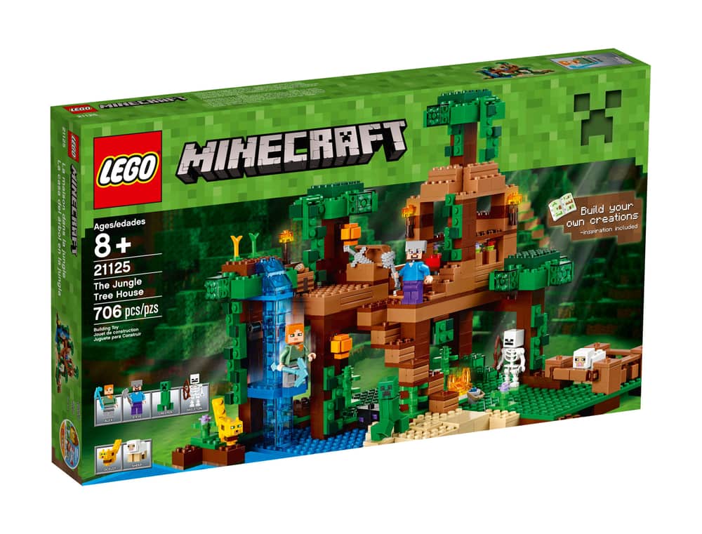 LEGO Minecraft La cabane Moderne dans l'Arbre - 909 pièces