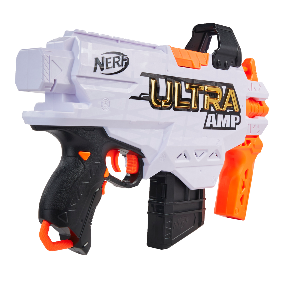 NERF Ultra Amp Bravo Motorized Blaster w/6 NERF Ultra Darts & 6-Dart ...