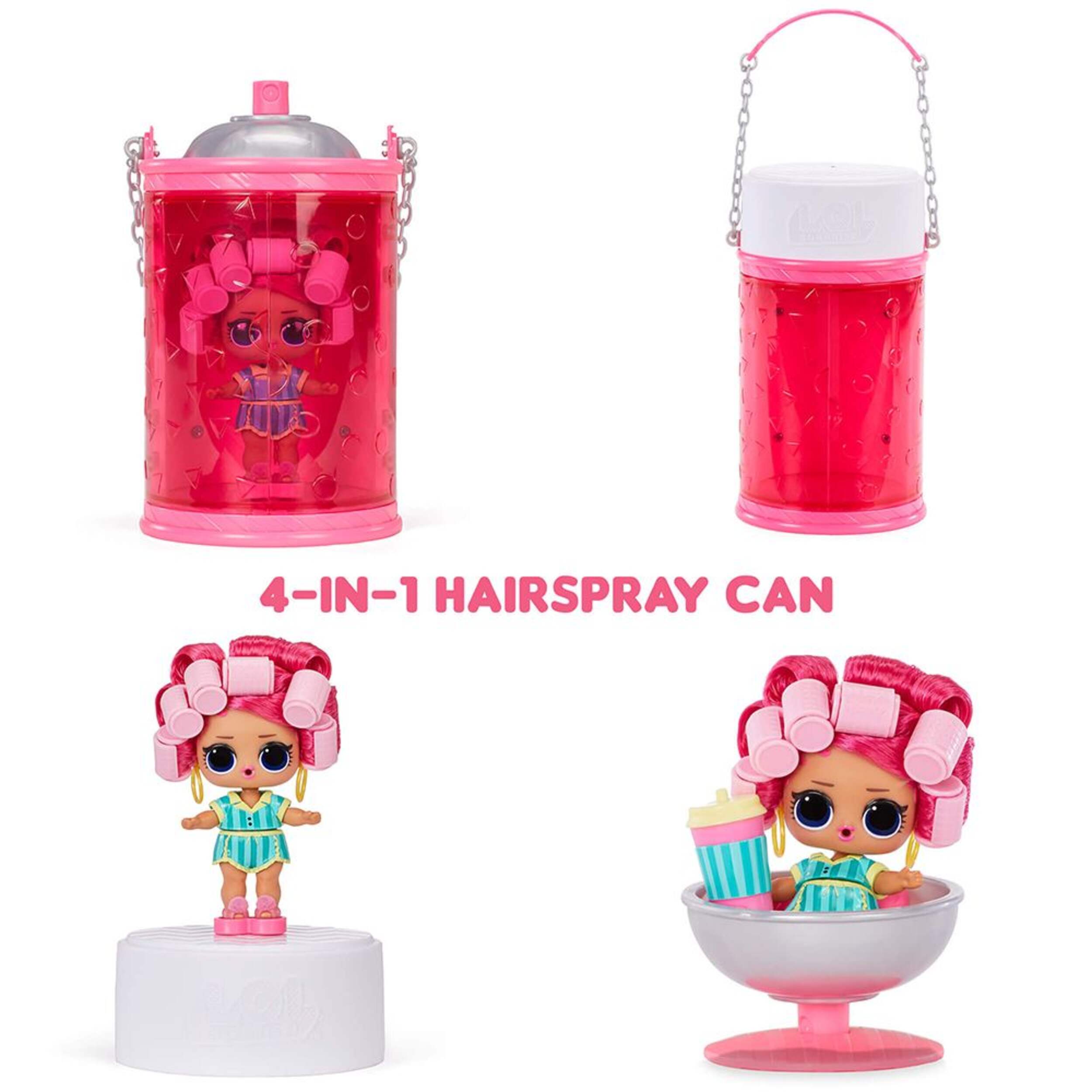 L.O.L. Surprise! Hairgoals Series 2 w/ 15 Surprises Tot Dolls For Kids, Assorted, Ages 6+ Front_Flat