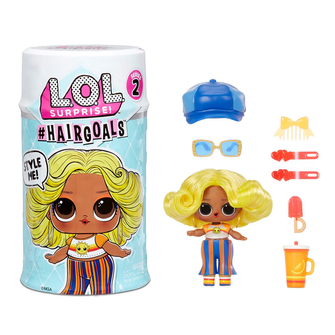 L.O.L. Surprise! Hairgoals Series 2 w/ 15 Surprises Tot Dolls For