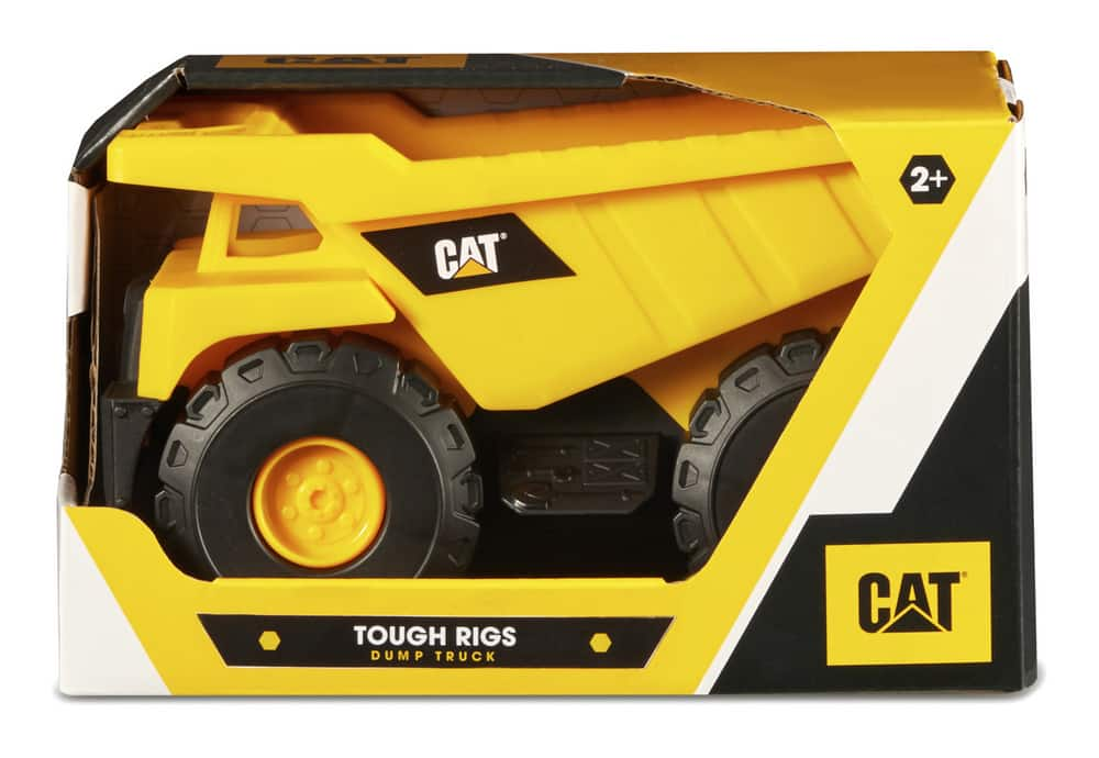 cat dump truck and excavator