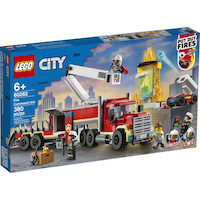 LEGO® City Fire Command Unit - 60282, 380 pcs, Age 6+ Front_Angled_Right