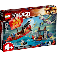 LEGO NINJAGO, Ultime QG des ninjas – 71749, paq. 147, 4 ans et plus Front_Angled_Right