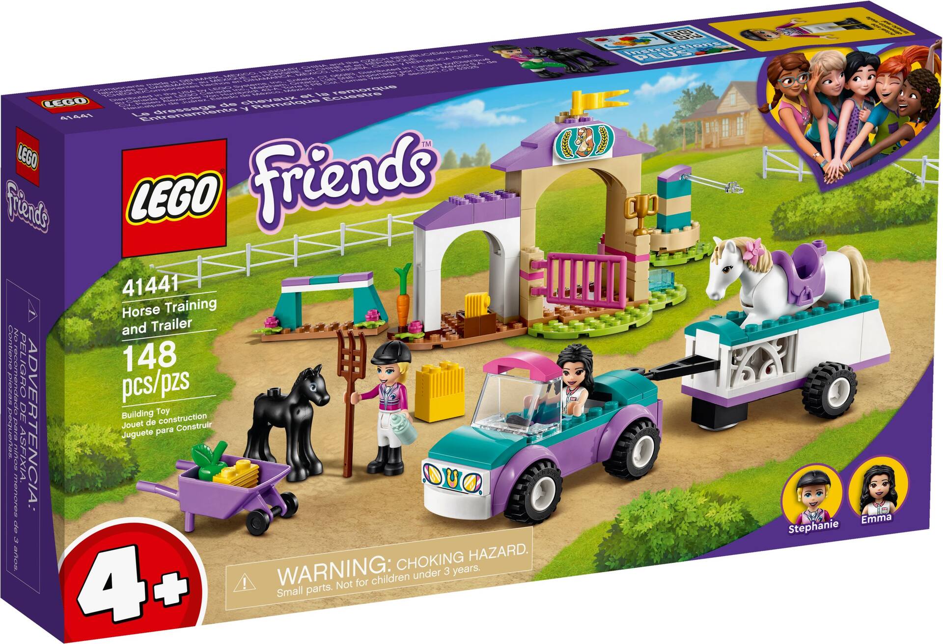 Lego friends 2024 jeep and trailer