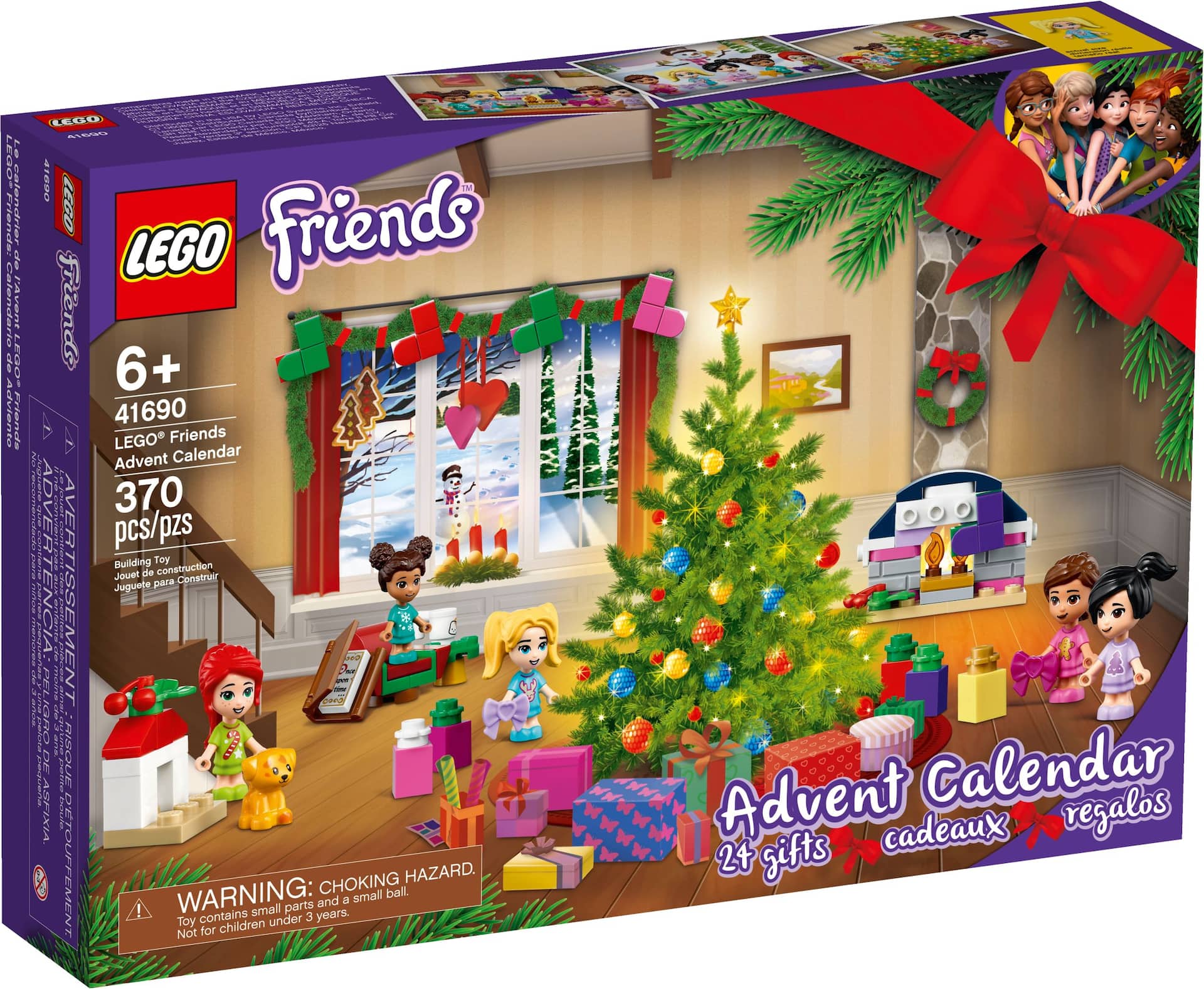 LEGO® Friends Advent Calendar - 41690, 370 pcs, Age 4+