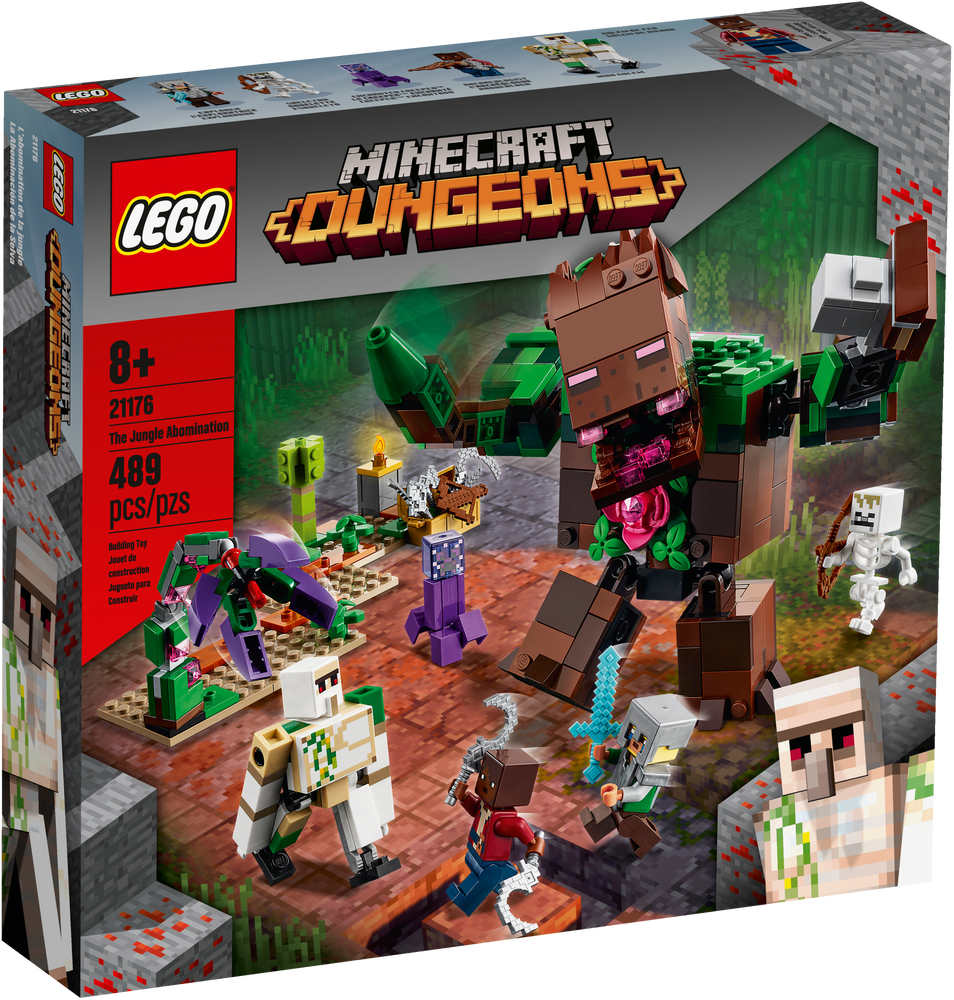 LEGO® Minecraft™ The Jungle Abomination - 21176, 489 pcs, Age 5 ...