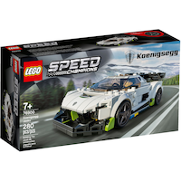 LEGO® Speed Champions Koenigsegg Jesko - 76900, 280 pcs, Age 6+ Front_Angled_Right