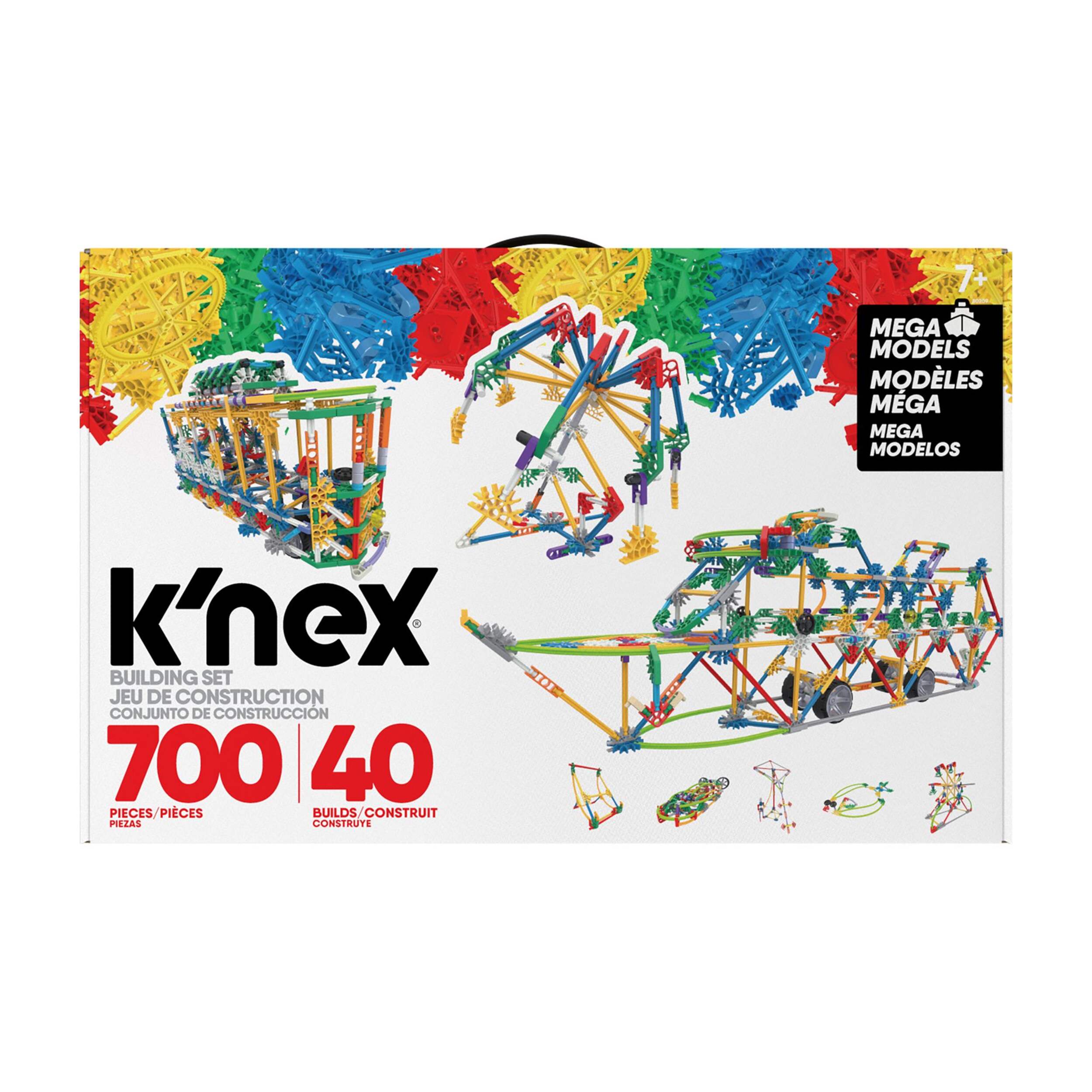 K'NEX Mega Models Building Set, 700-pc, 700 pcs, Age 6+ Front_Flat
