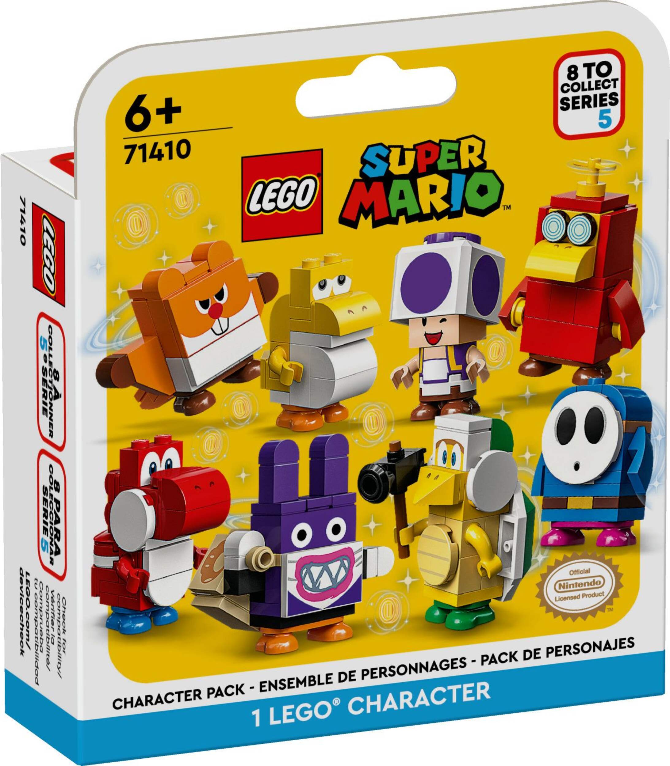 LEGO® Super Mario™ Character Packs - Series 5 - 71410, Ages 6+ Front_Angled_Right