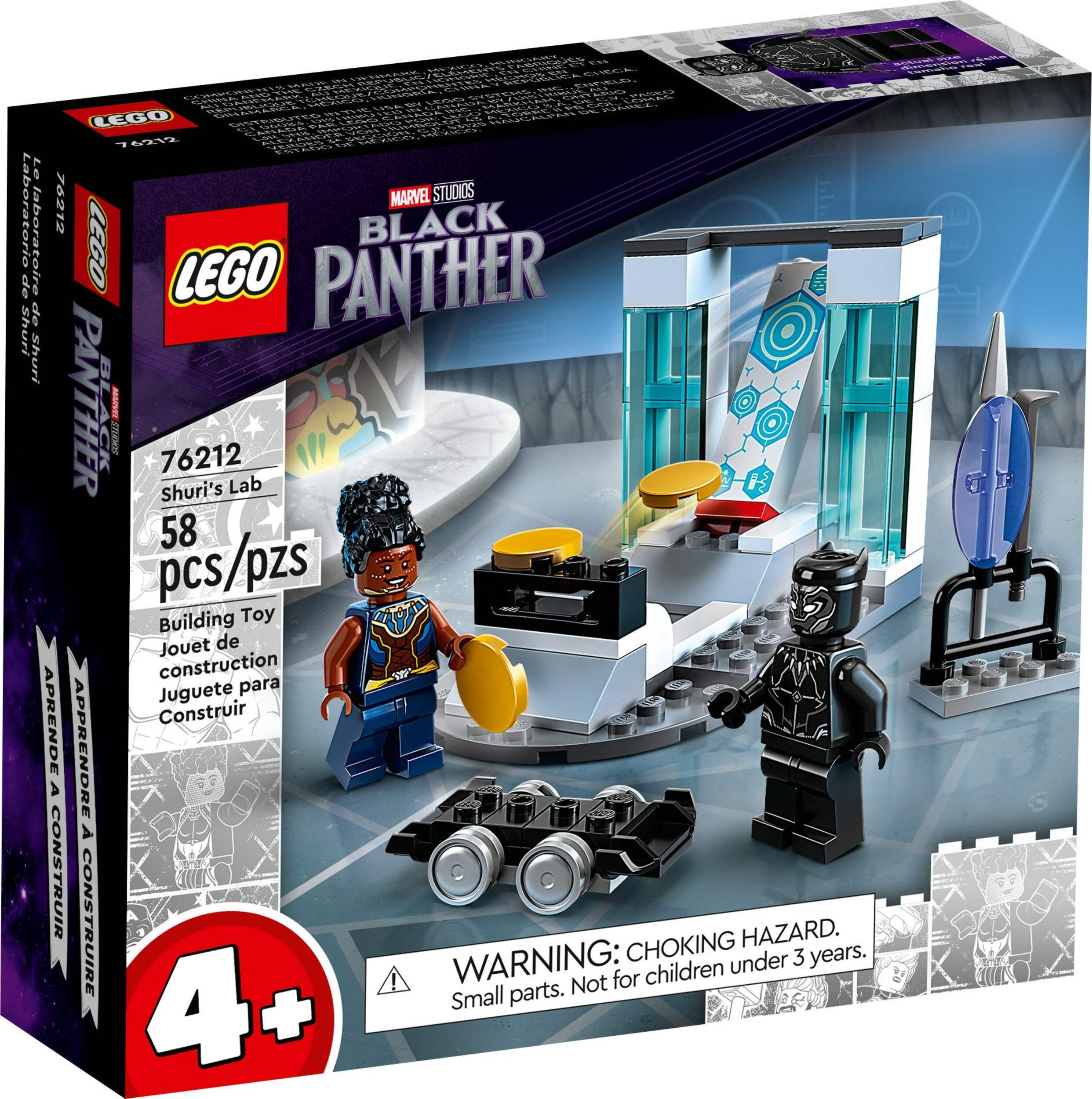 LEGO® 76212 Marvel Shuri's Lab Front_Angled_Right
