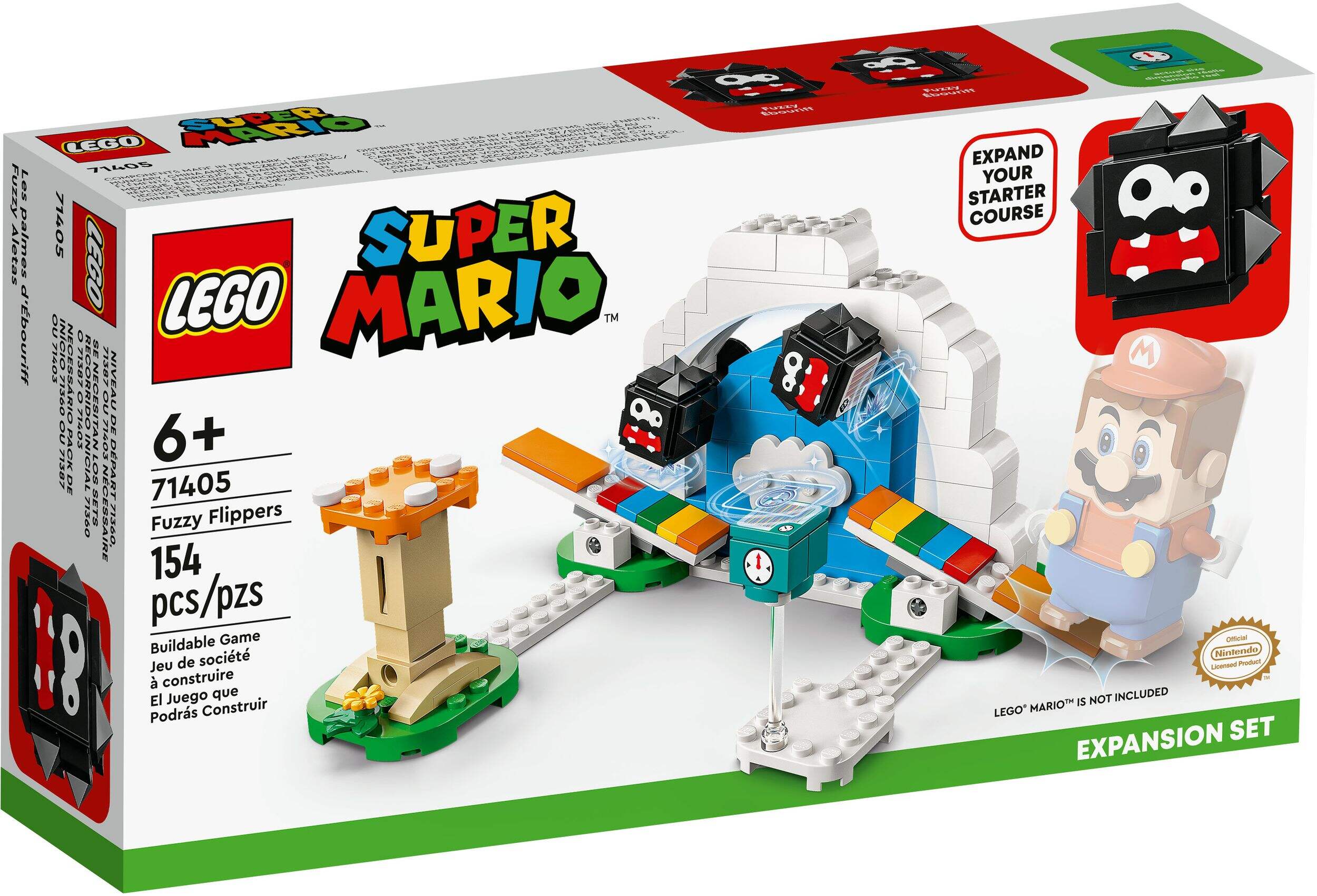 LEGO® Super Mario™ 71405 Fuzzy Flippers Expansion Set Front_Three_Fourths_Angled_Right