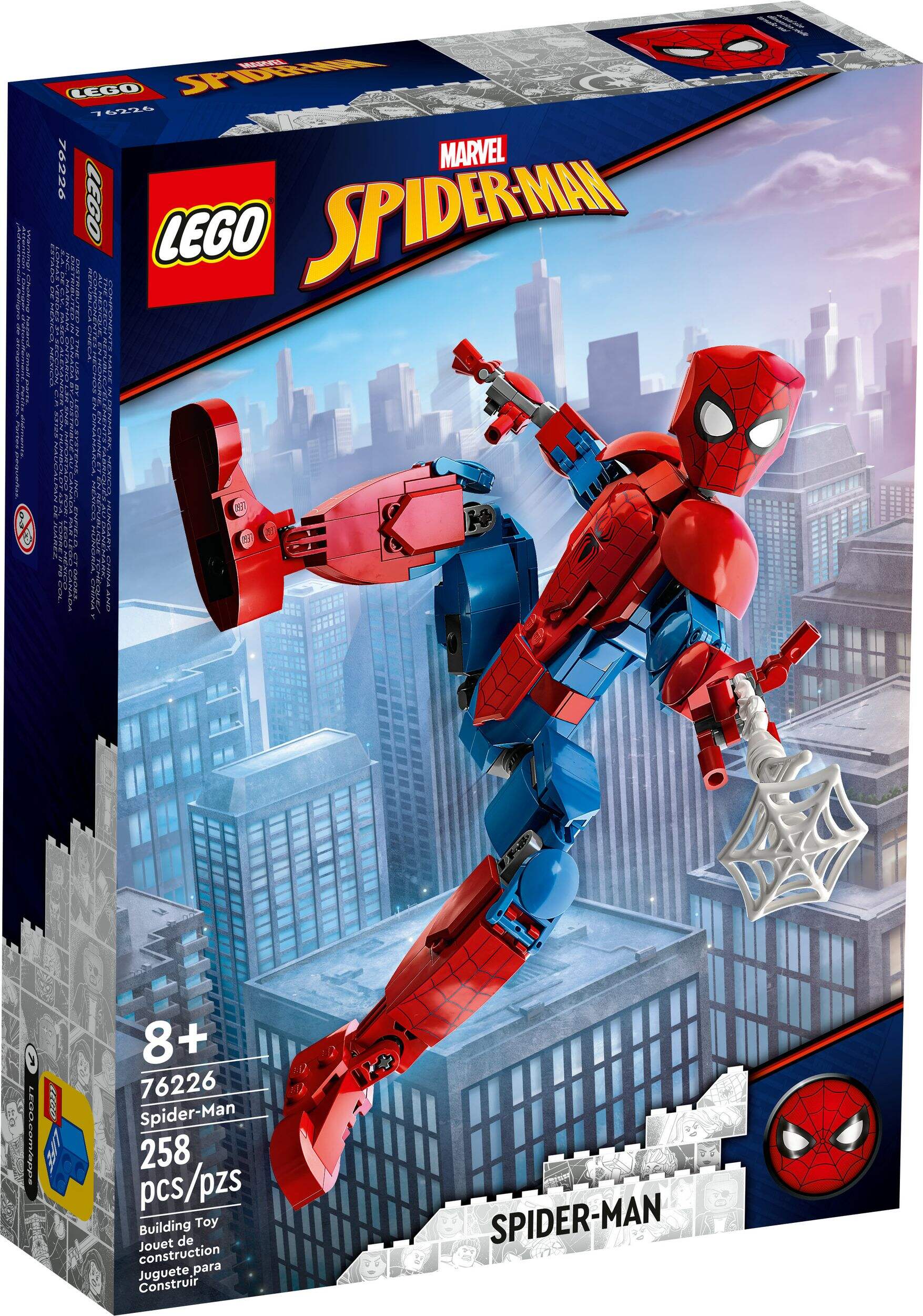 LEGO® 76226 Marvel Spider-Man Figure Set, Ages 8+ Front_Angled_Right