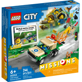 LEGO® 60353 City Wild Animal Rescue Missions Playset Front_Angled_Right