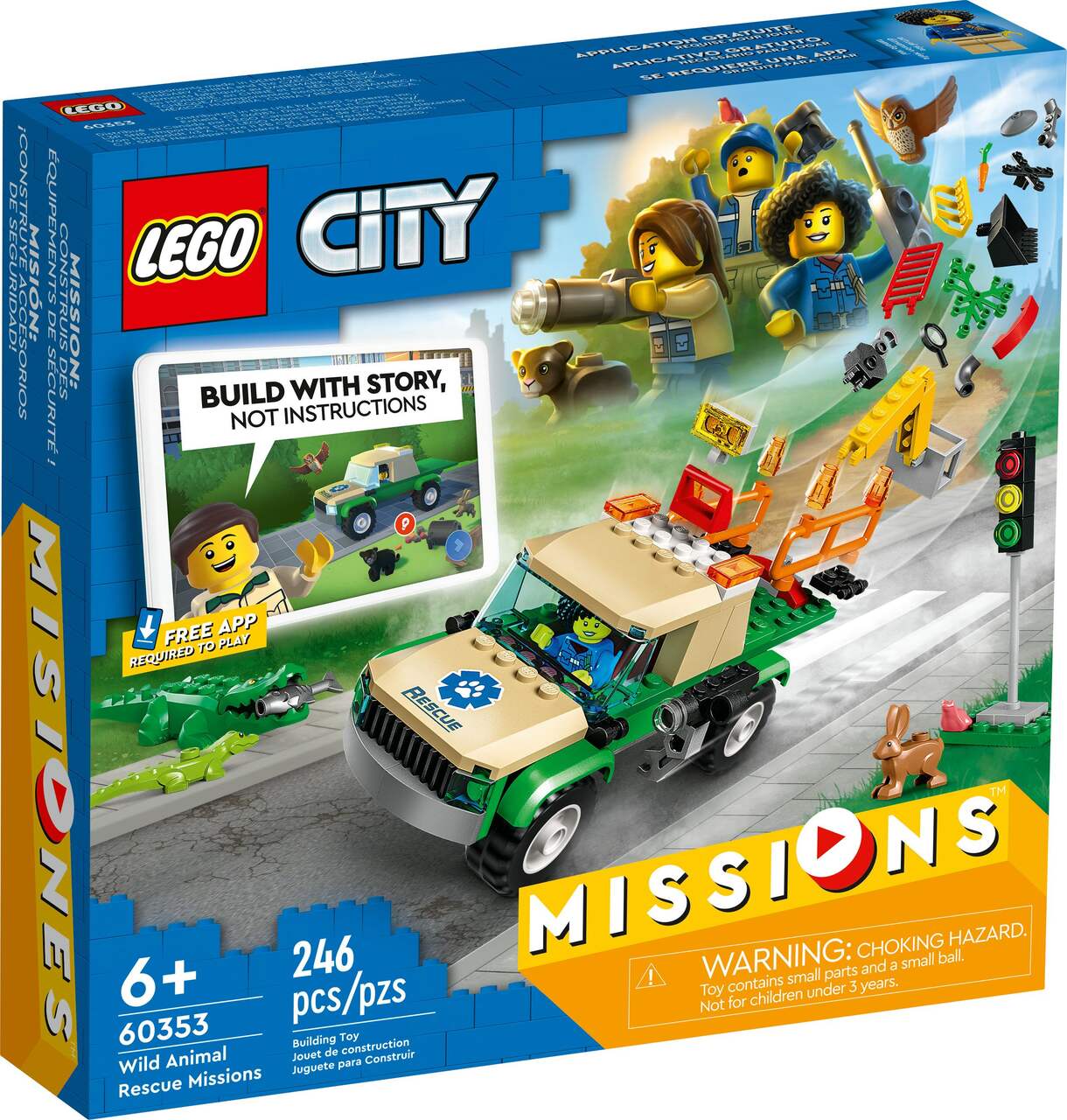 LEGO® 60353 City Wild Animal Rescue Missions Playset