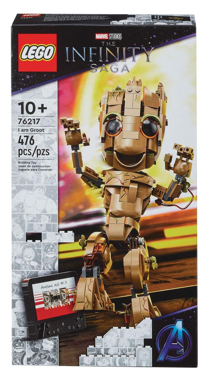 LEGO Marvel I am Groot 76217 Building Kit (476 Pieces)