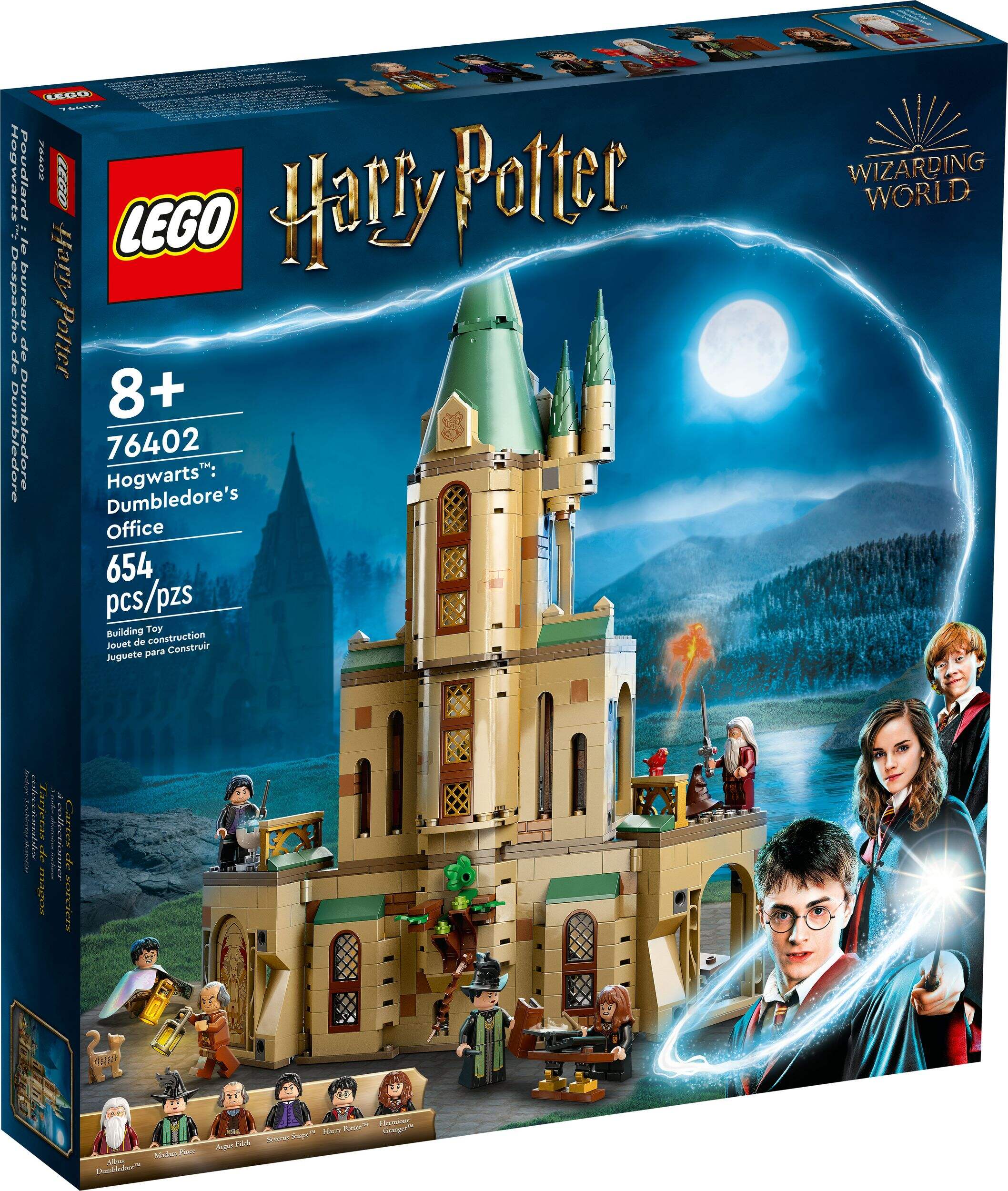LEGO® 76402 Harry Potter™ Hogwarts: Dumbledore’s Office Set, Ages 8+ Front_Three_Fourths_Angled_Right