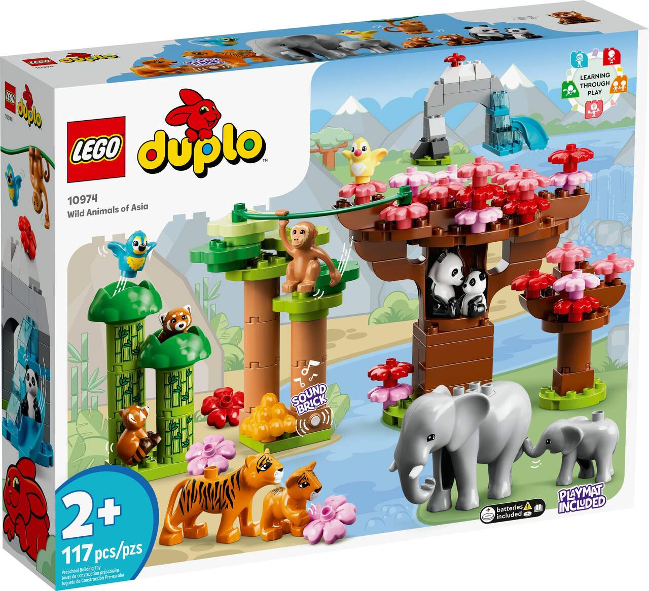 LEGO DUPLO, Les animaux sauvages d'Asie, 10974, 2 ans et plus