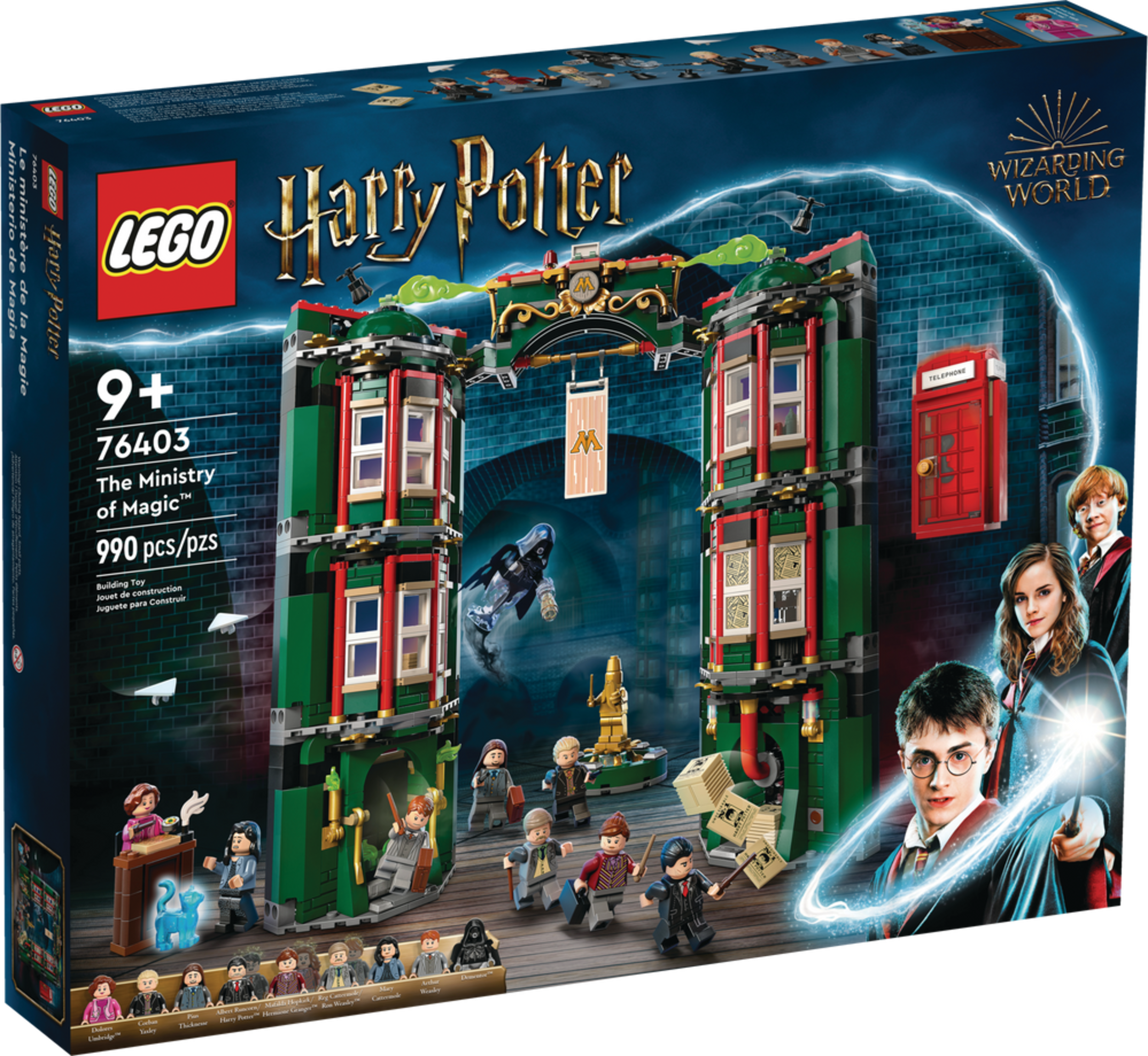 LEGO® 76403 Harry Potter™ The Ministry of Magic™, Ages 9+ Front_Three_Fourths_Angled_Right