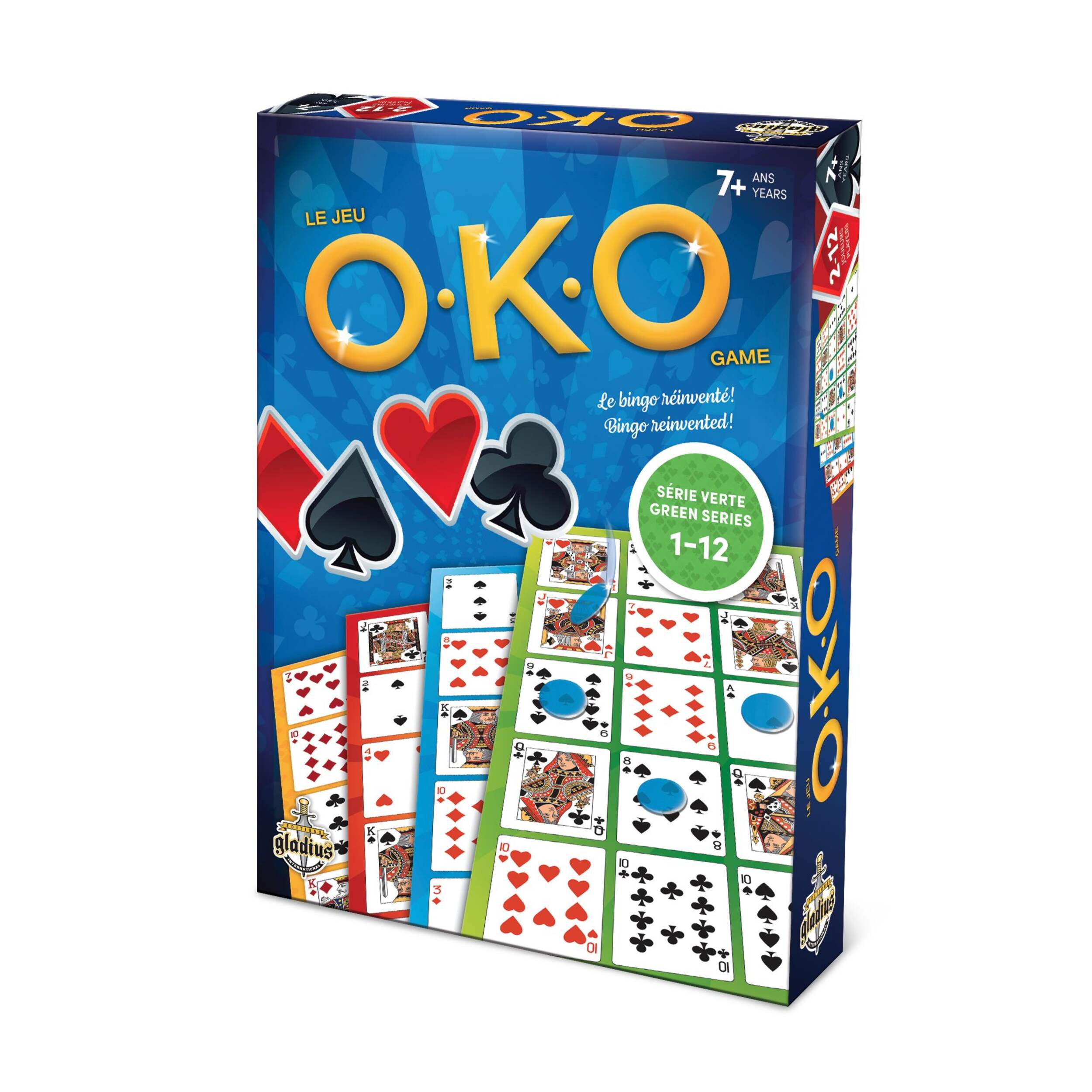 O.K.O. Green-Series Family Board Game, Bilingual, Ages 7+ Front_Angled_Left