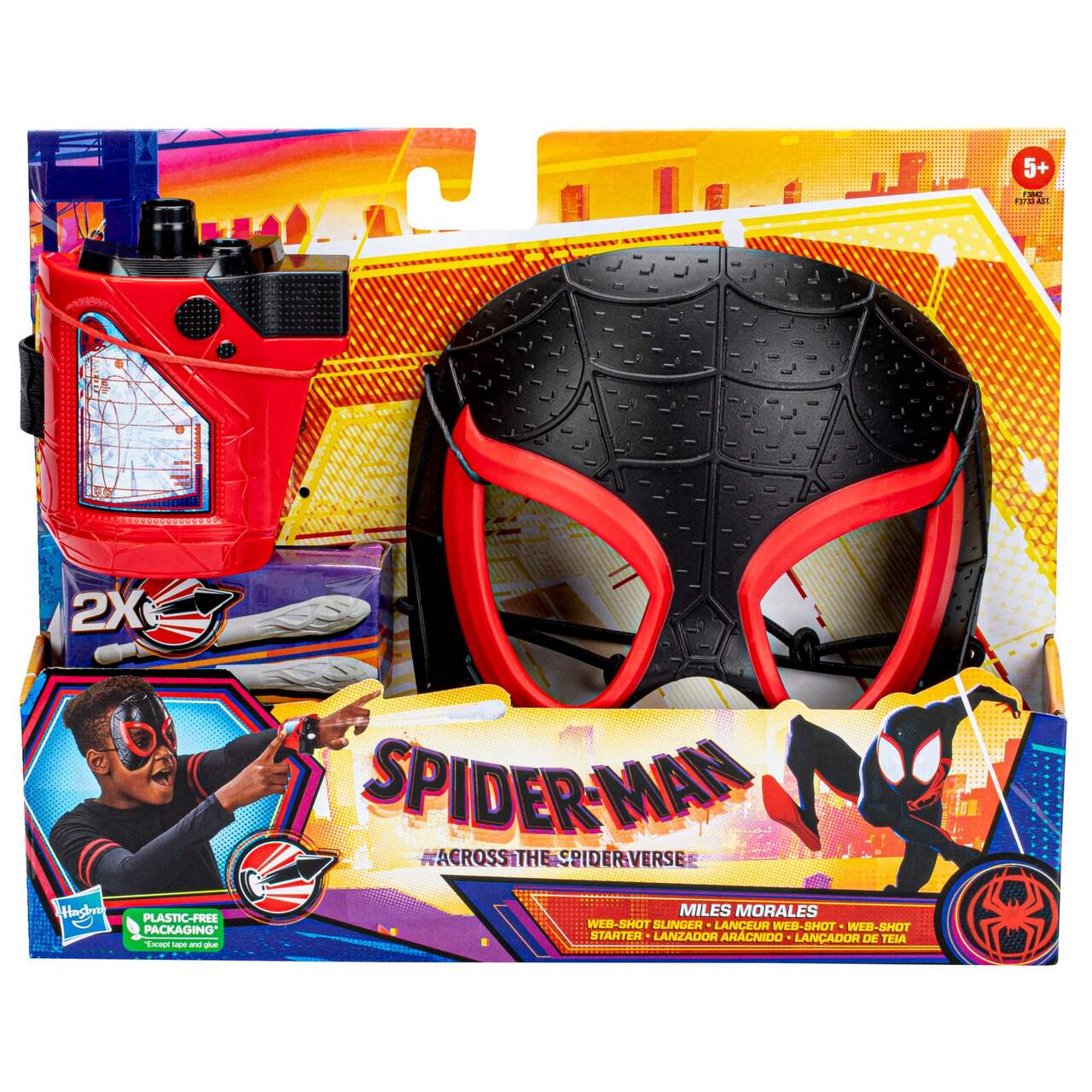 Marvel – Gants Spiderman en Plastique pour Enfant Accessoires Cosplay,  Ensemble de Jouets de Poignet de Lanceur, Outil pour Héros, Cadeaux pour  Garçon