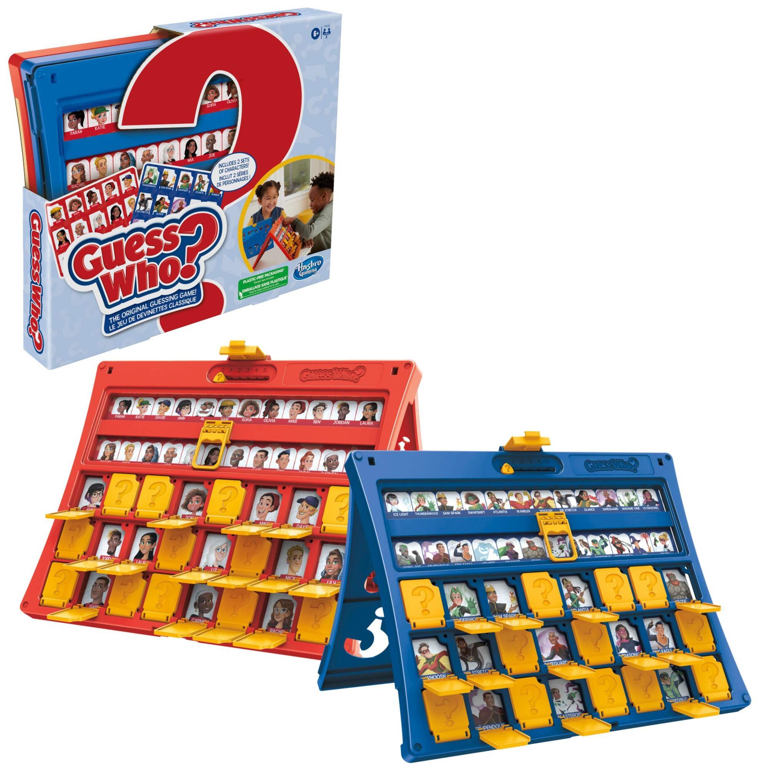 Hasbro Games Guess Who 2.0 2-Player Game, Ages 6+ Composite_or_Mixed
