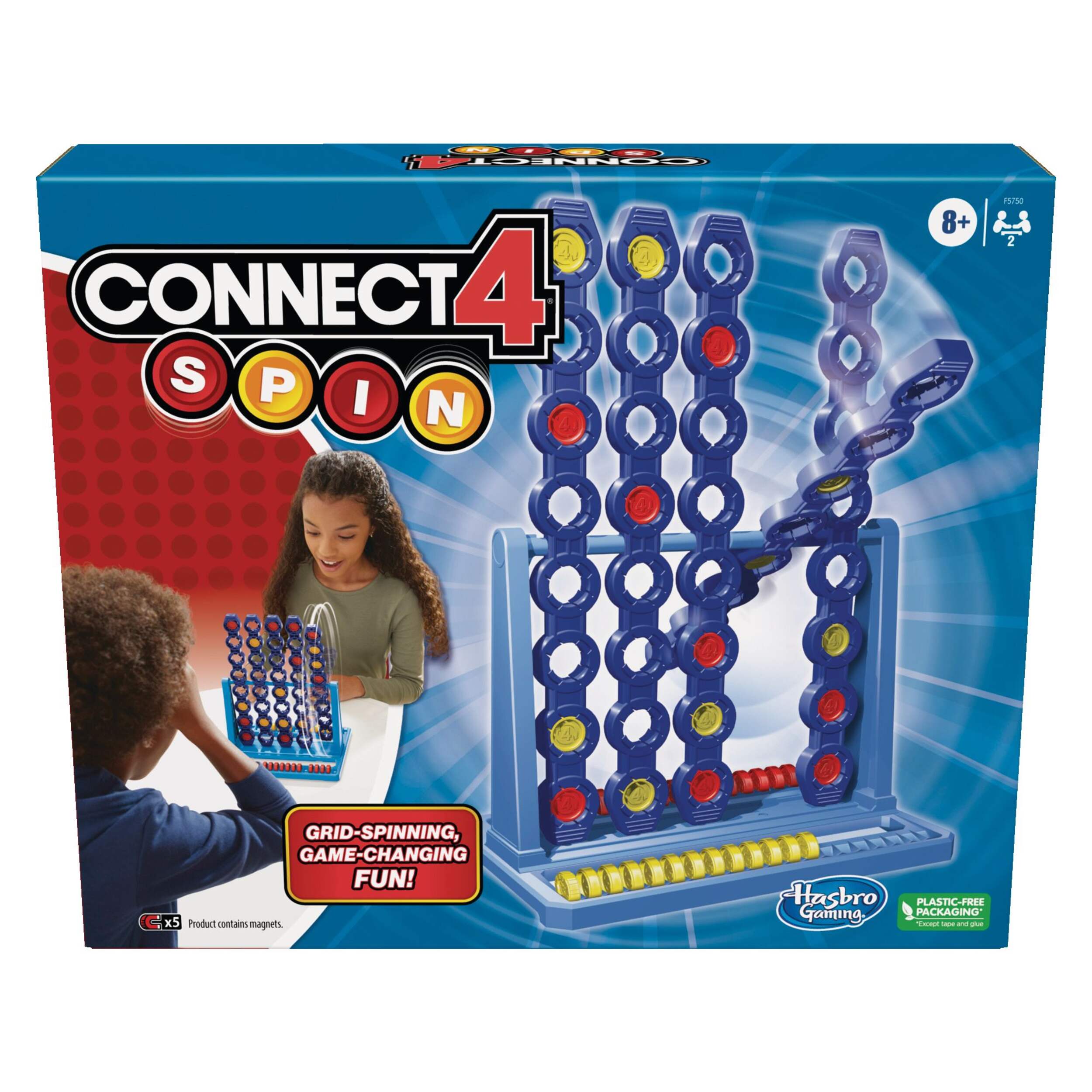 Hasbro Games Connect 4 Spin Game, Ages 8+ Front_Elevated