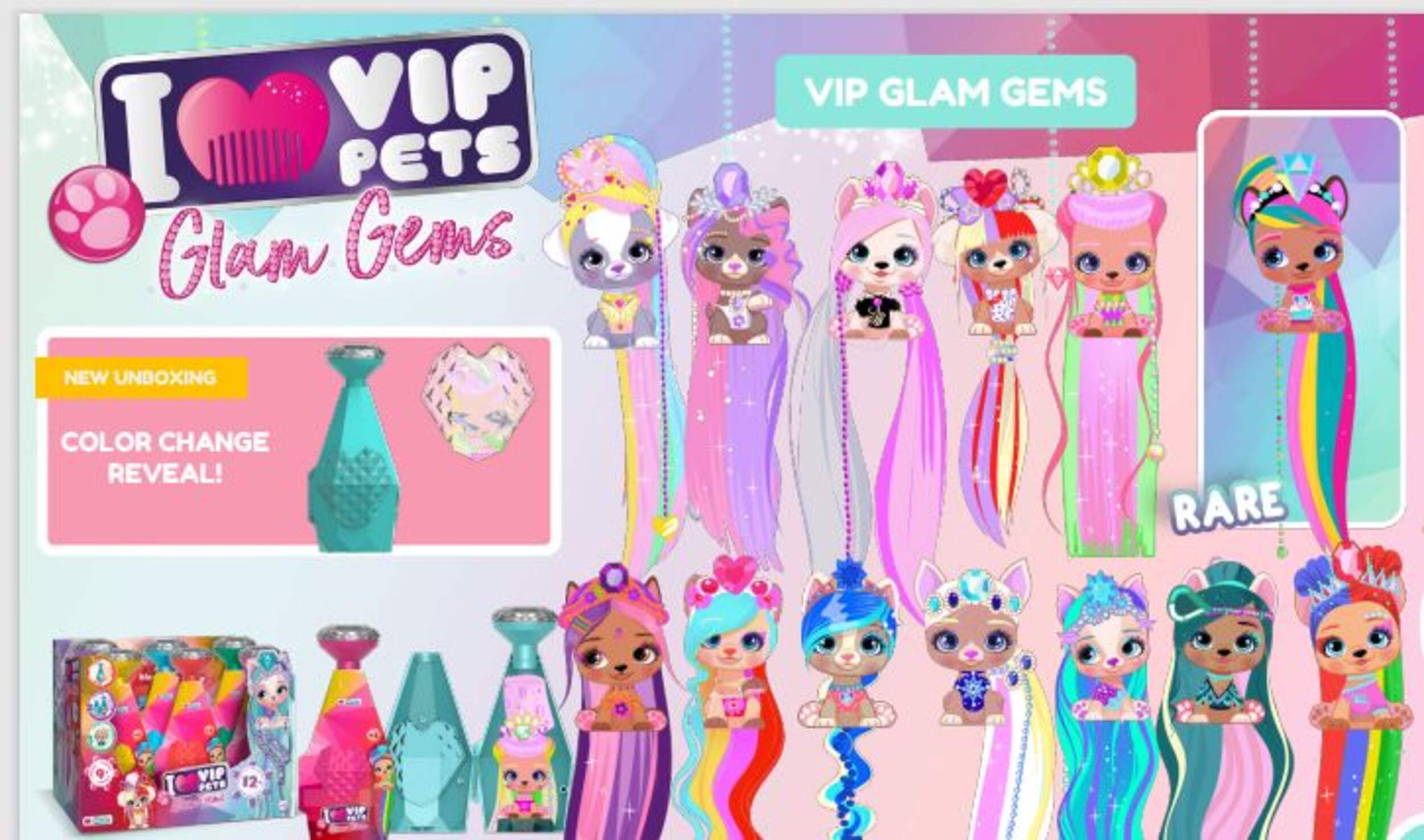 VIP Pets Glam Gems, Ages 12+ Front_Flat