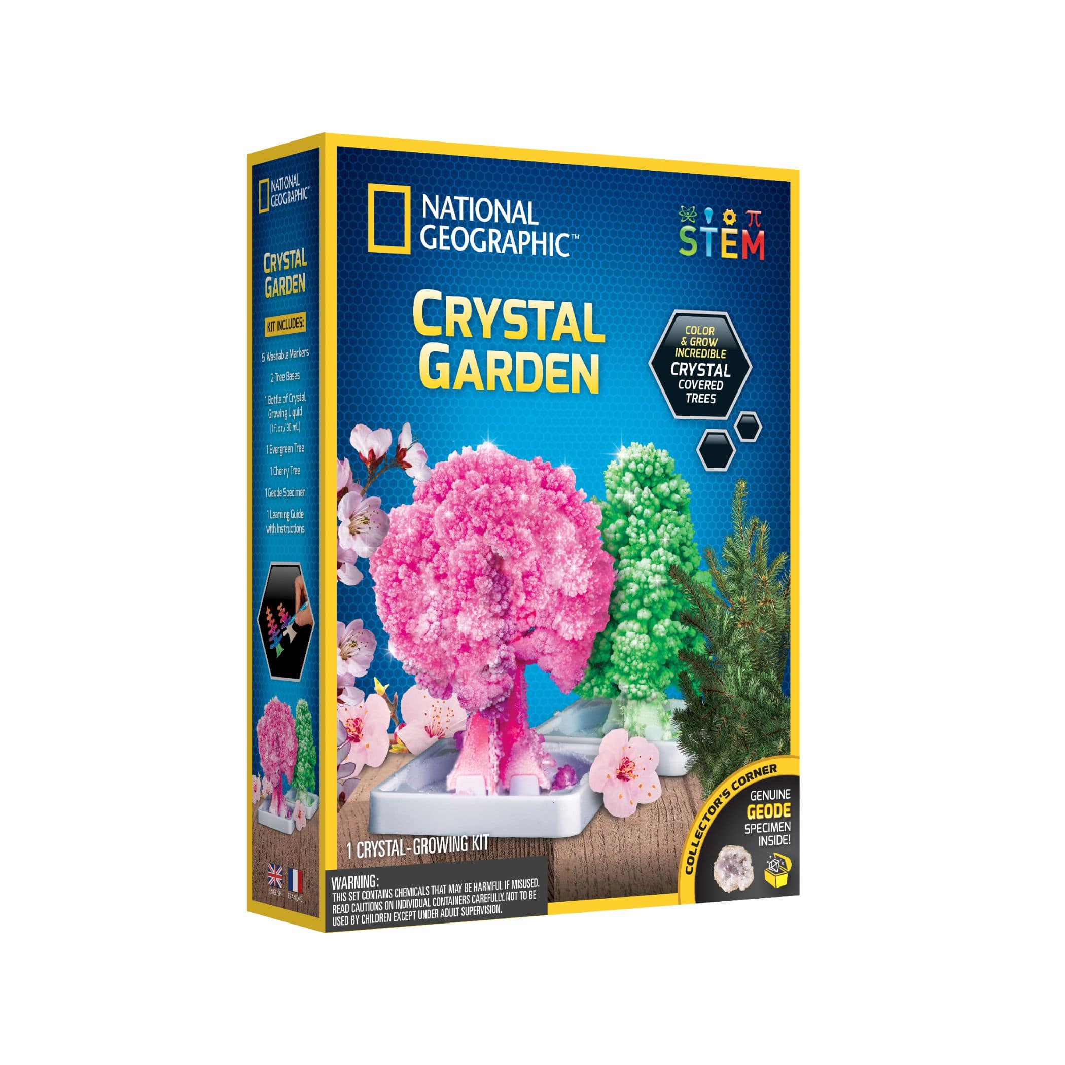 National Geographic's Crystal Garden Growing Kit, Ages 6+ | Party City