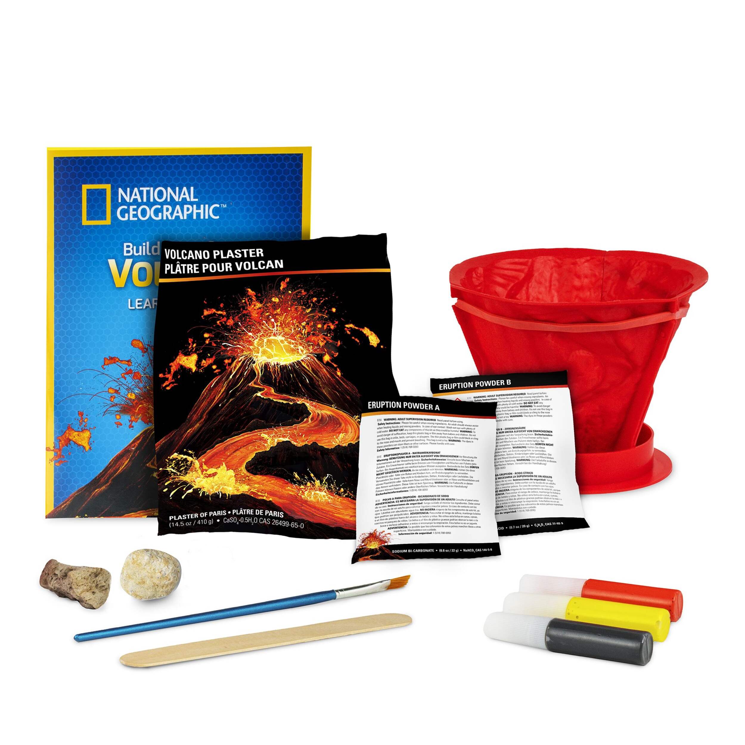 National Geographic Build Your Own Volcano Kit, All ages Composite_or_Mixed