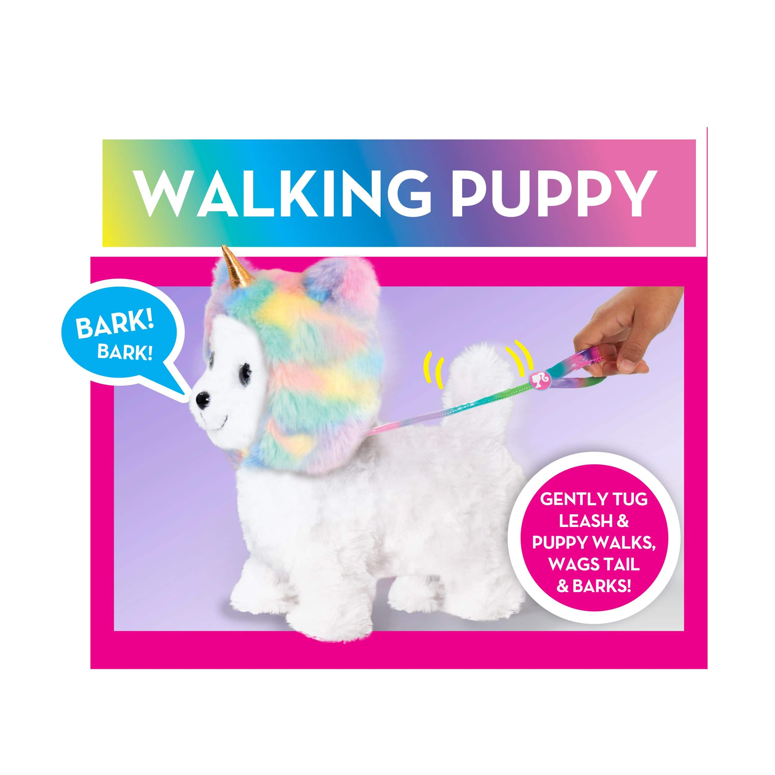 Barbie 2024 walking dog