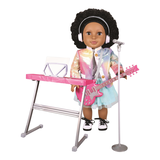 Stella & Finn Newberry Deluxe Doll with Instruments, Sienna Music, 18-in Composite_or_Mixed