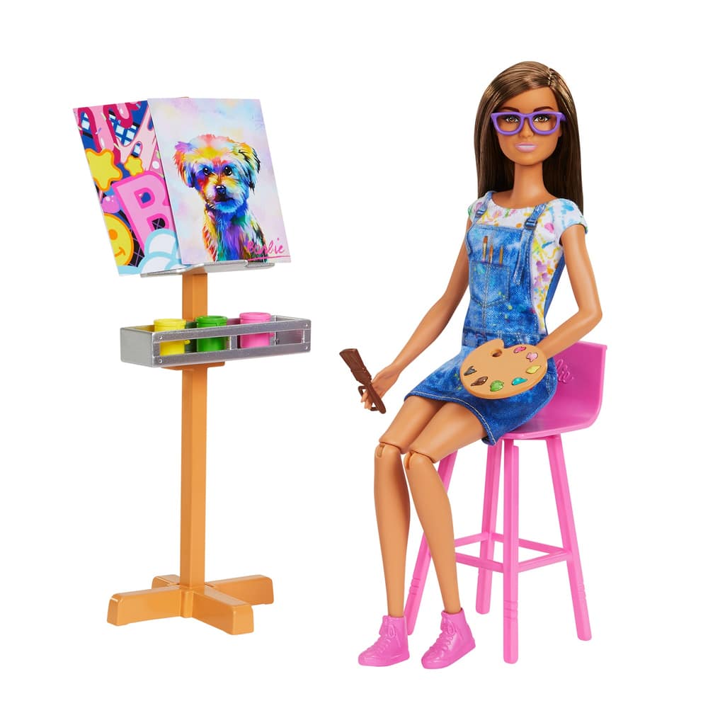 Barbie® Wellness Playset Relax & Create Art Studio, Ages 3+