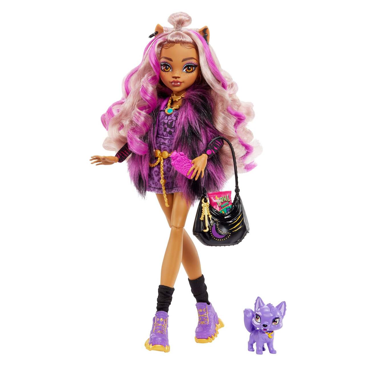 Coffret de jeu de poupées Monster High Clawdeen, pour les enfants de 3 ans  et plus